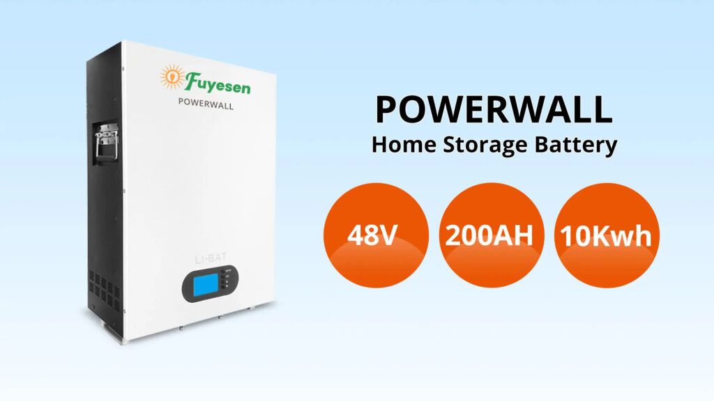 Wall mount type low voltage 48V 200AH lifepo4 lithium iron battery