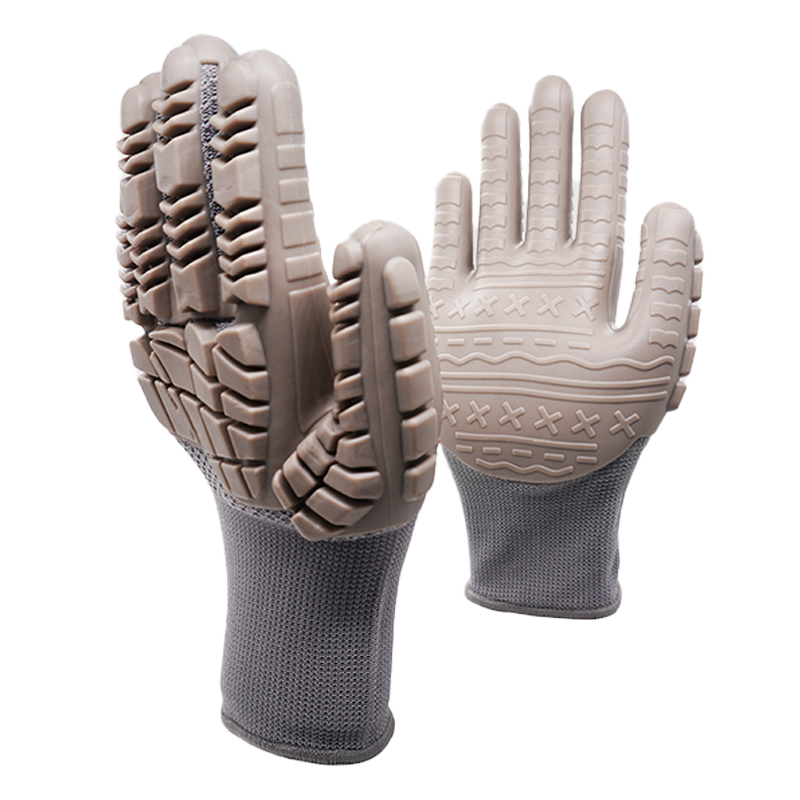 TPE polyester anti collosion gloves