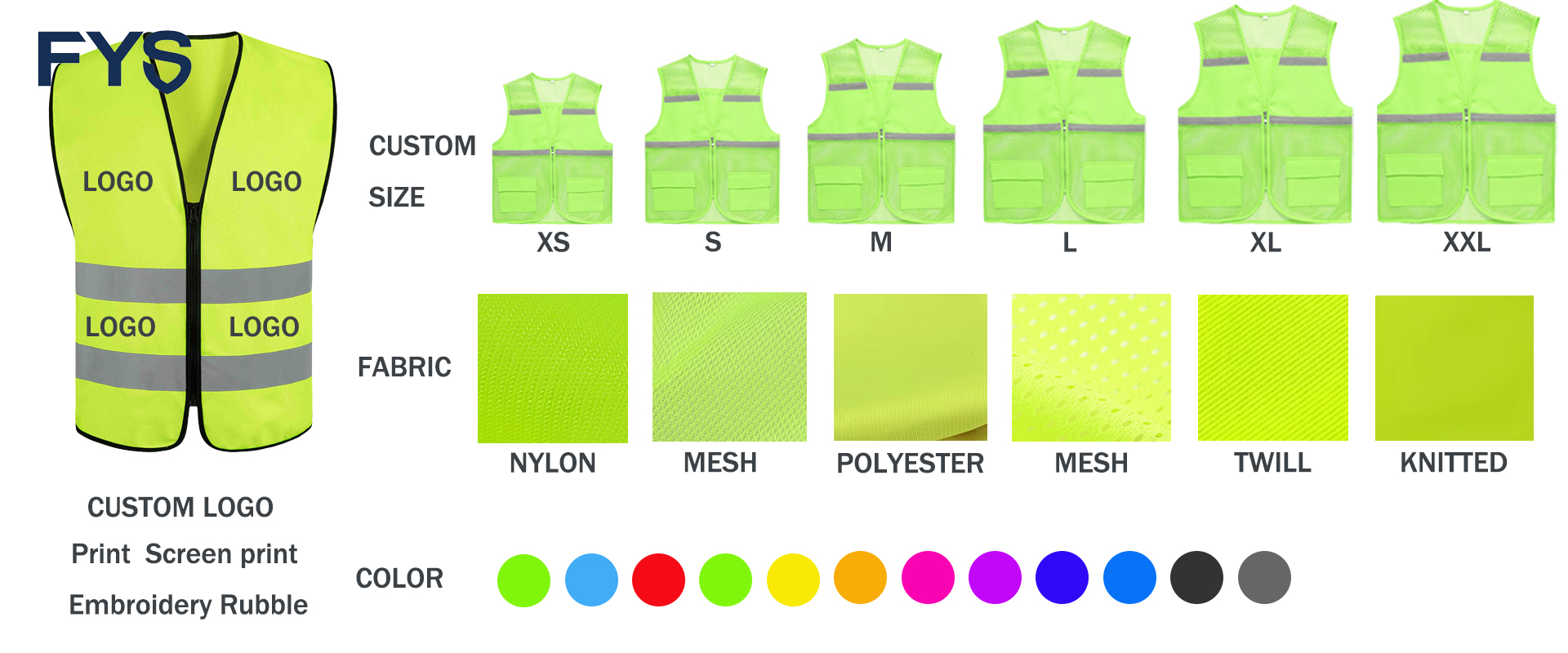custom Reflective vest